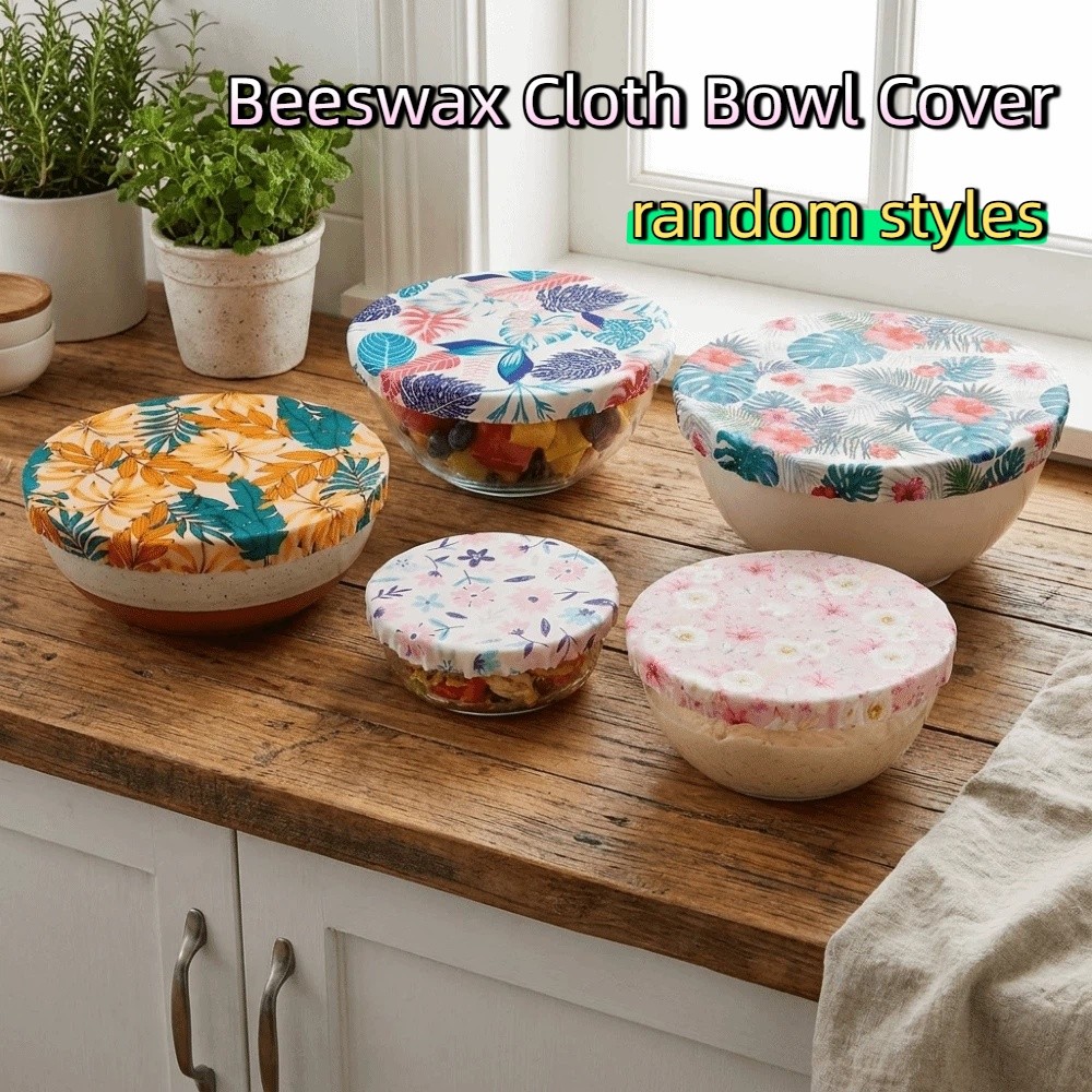 Beeswax Food Cover - Anti Dust Beeswax Cloth Bowl Cover
