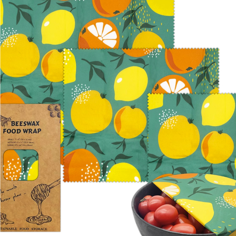 3PC/SET Environmental Organic  - Beeswax Wrap Reusable review and price