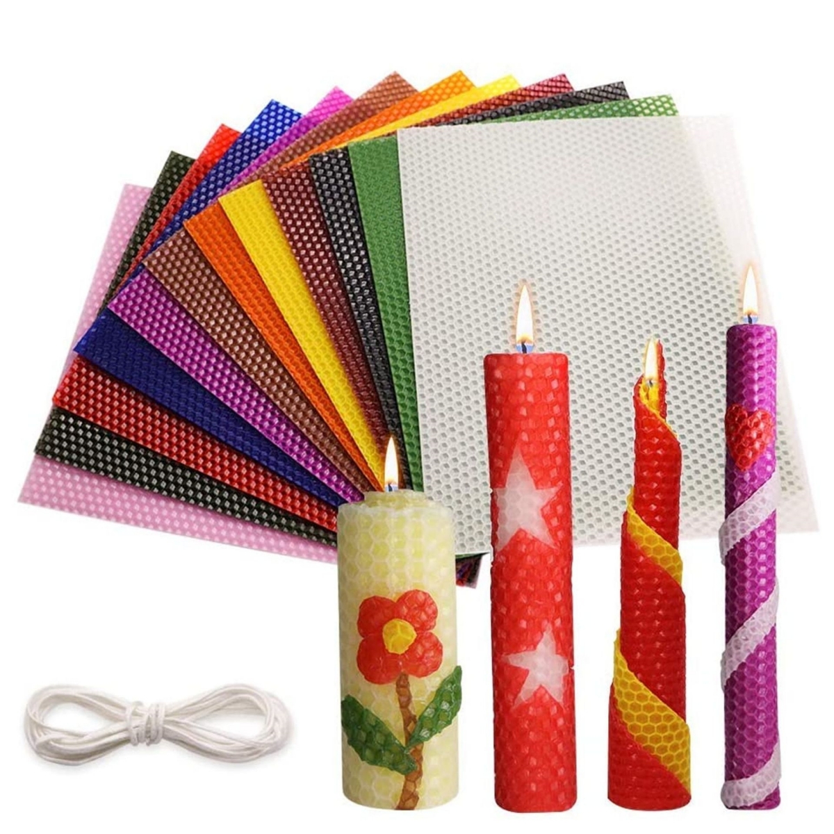 13pcs 20*20cm Color Beeswax Sh - Beeswax Wrap Reusable review and price