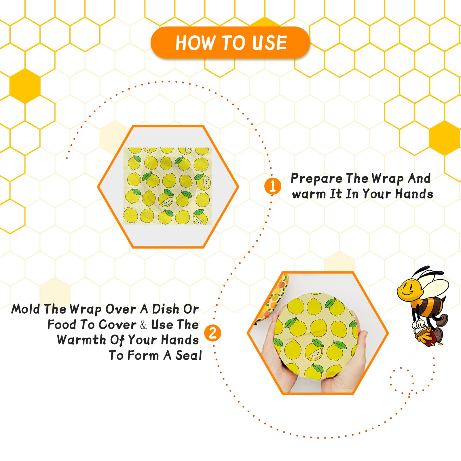 Reusable Beeswax Wrap Eco-Frie - Beeswax Food Cover review and price