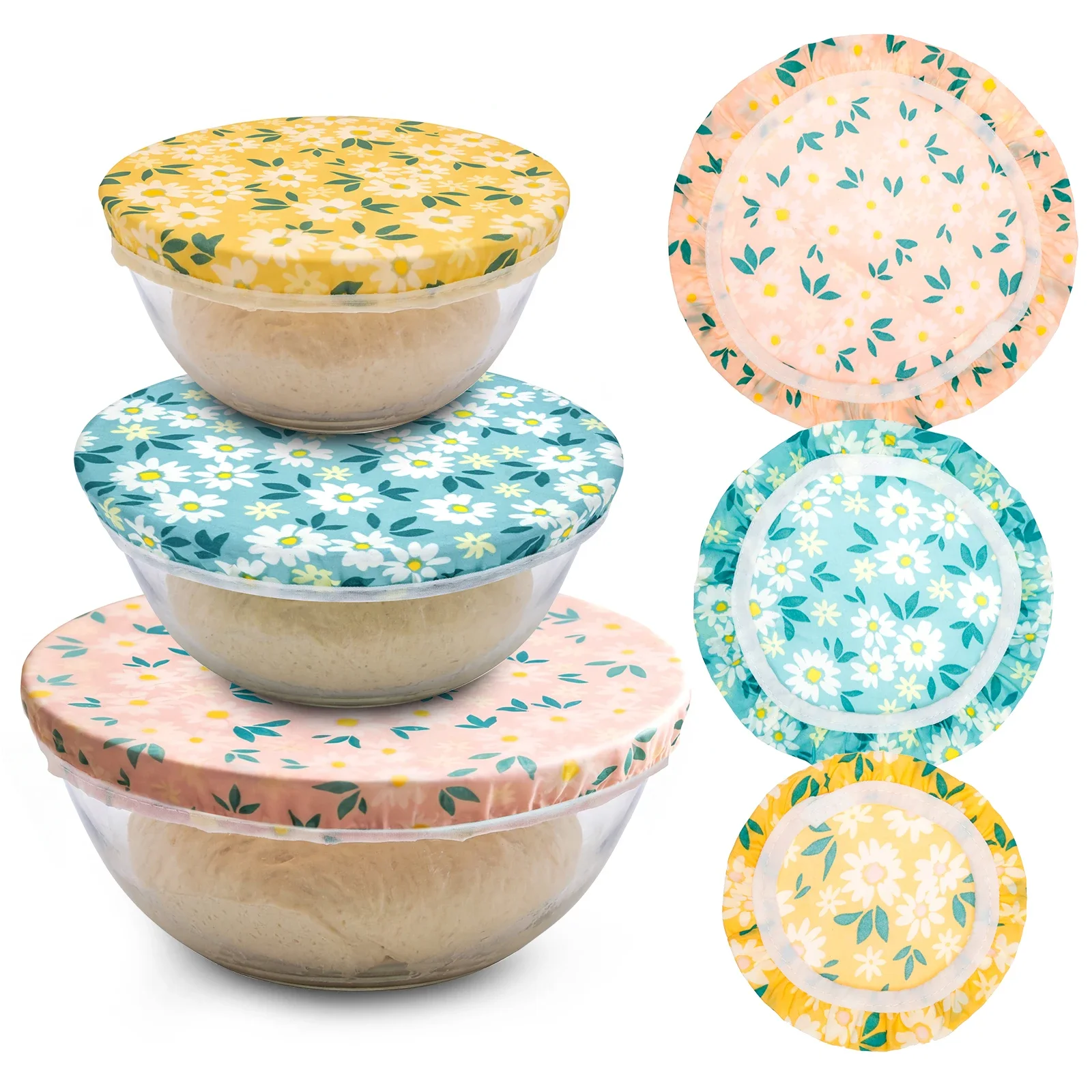 3Pcs Bowl Covers Cotton Beeswa - Beeswax Food Cover review and price