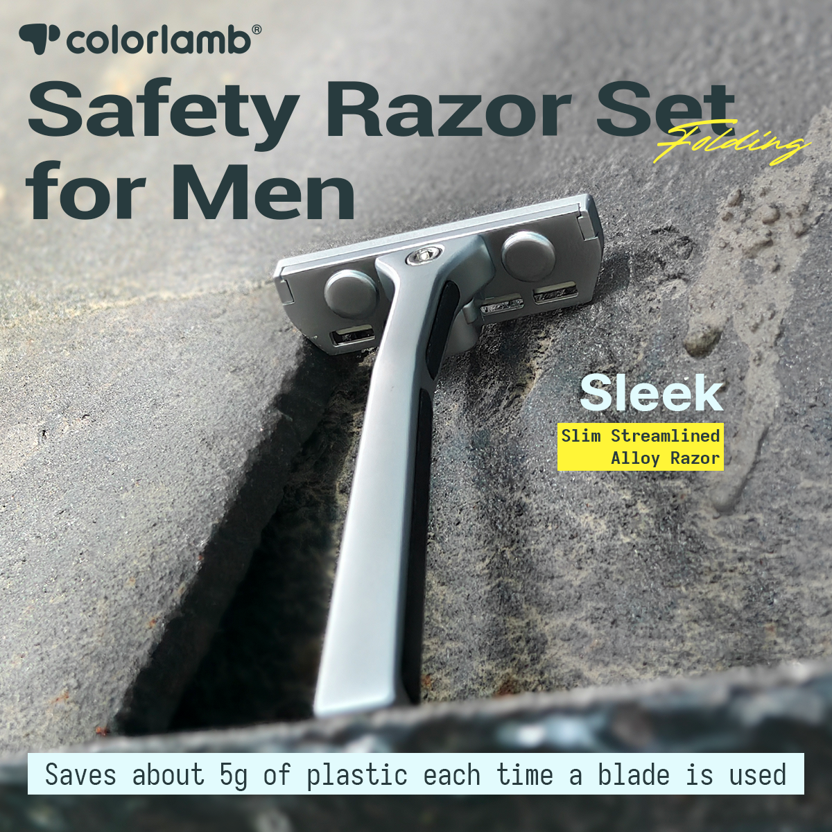 Colorlamb Metal Safety Razor M - Safety Razor Handle review and price
