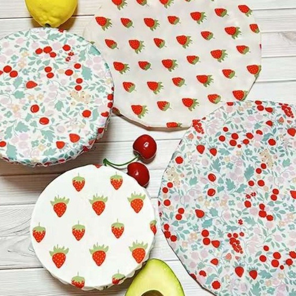 Anti Dust Beeswax Cloth Bowl C - Beeswax Food Cover review and price