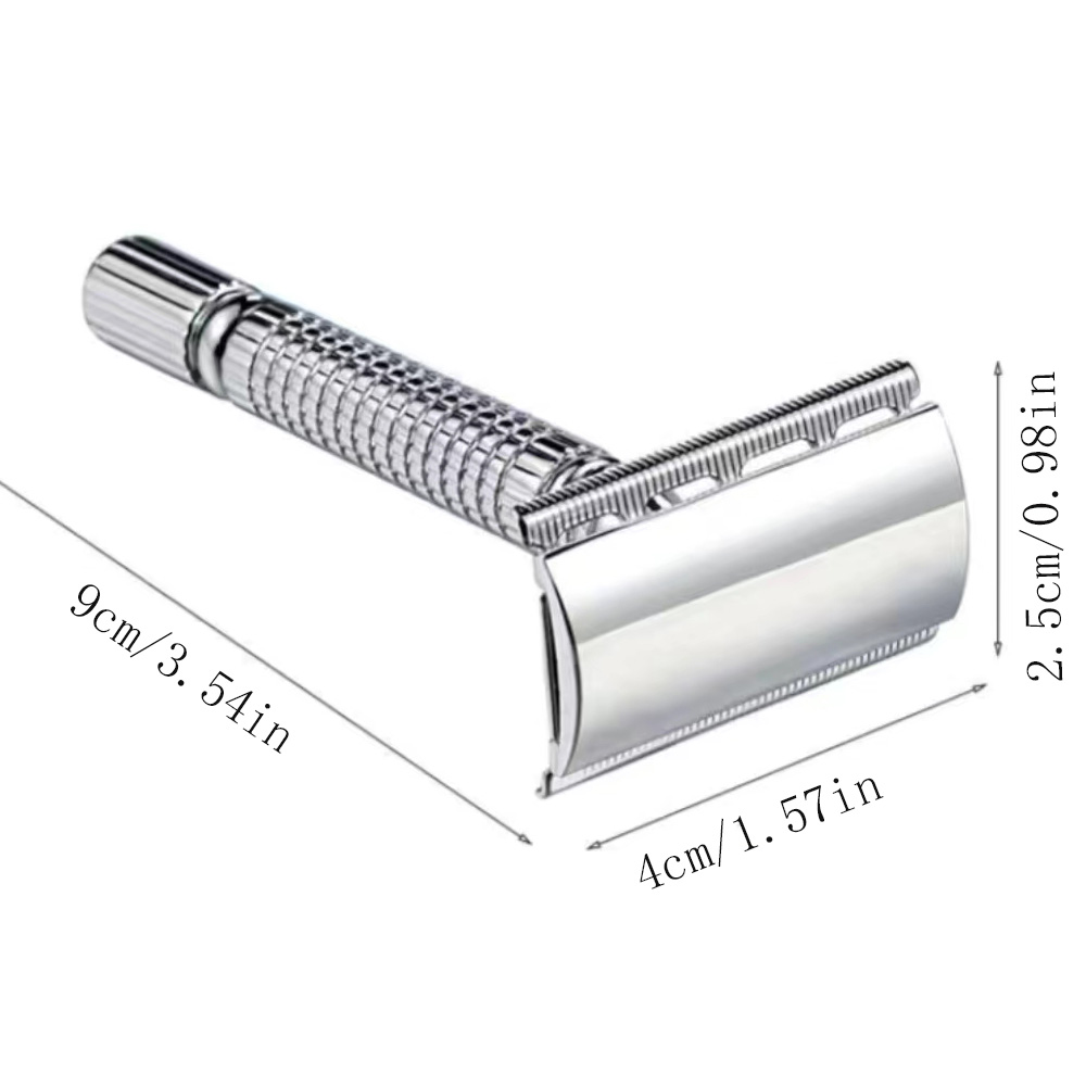 Stainless steel short handle c - Safety Razor Handle review and price